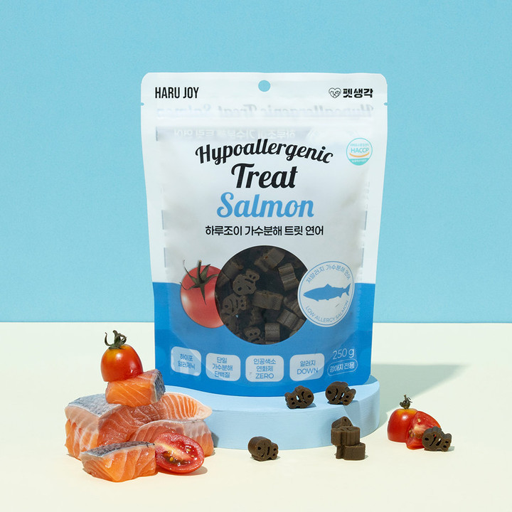 펫생각 하루조이 가수분해 트릿 연어 250g