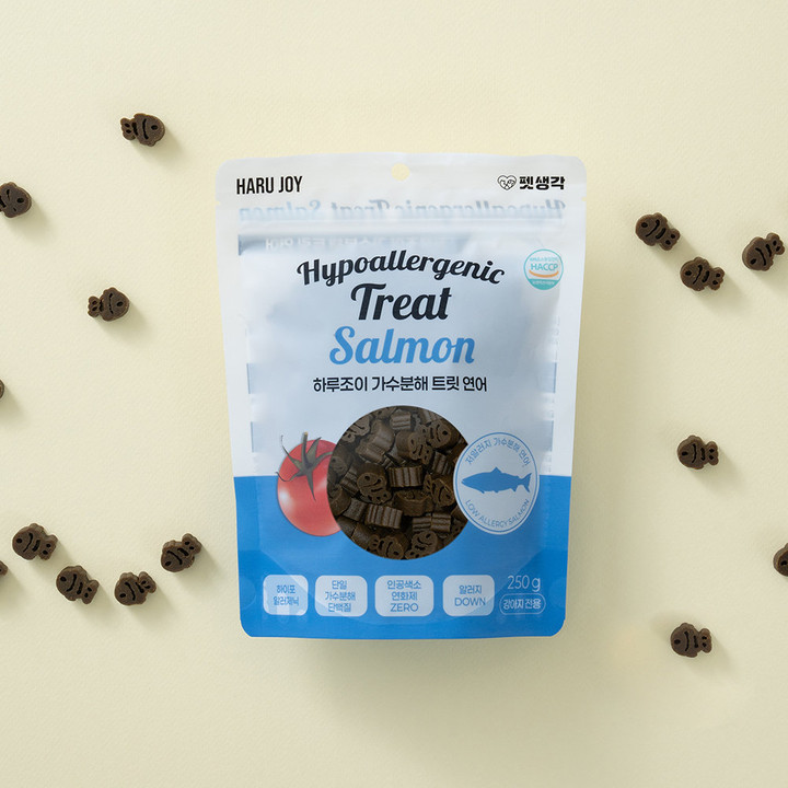 펫생각 하루조이 가수분해 트릿 연어 250g