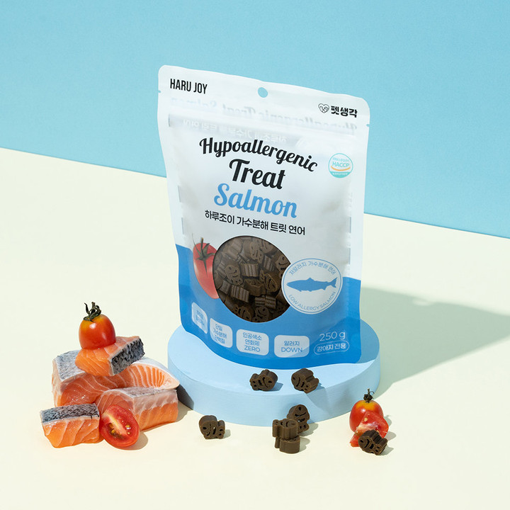 펫생각 하루조이 가수분해 트릿 연어 250g