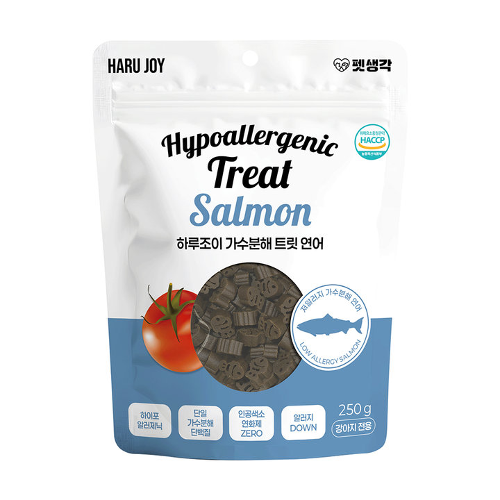 펫생각 하루조이 가수분해 트릿 연어 250g