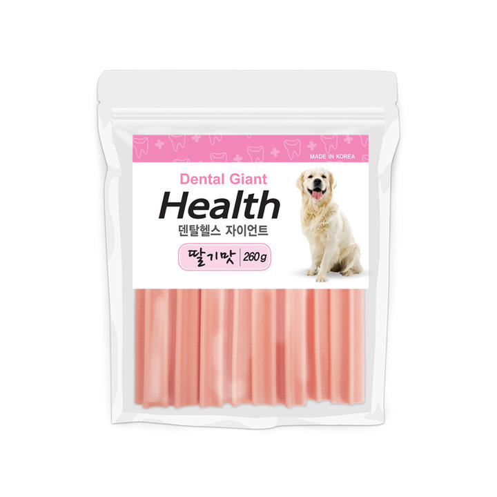 덴탈헬스플러스 자이언트 딸기맛 260g