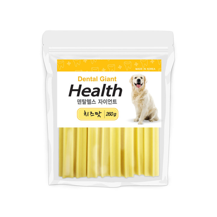 덴탈헬스플러스 자이언트 치즈맛 260g