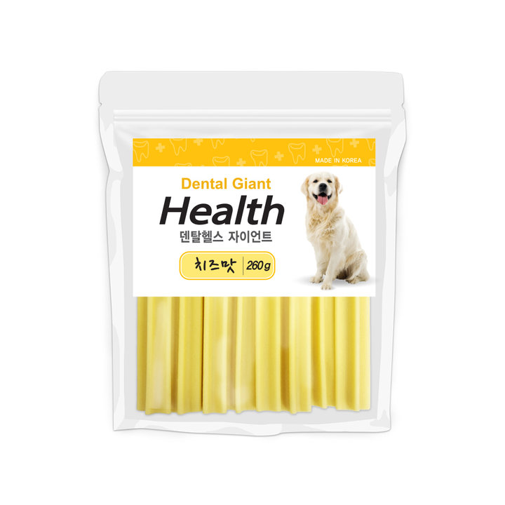 덴탈헬스플러스 자이언트 치즈맛 260g