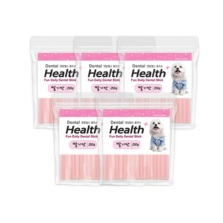 덴탈헬스플러스 딸기 250g x 5개