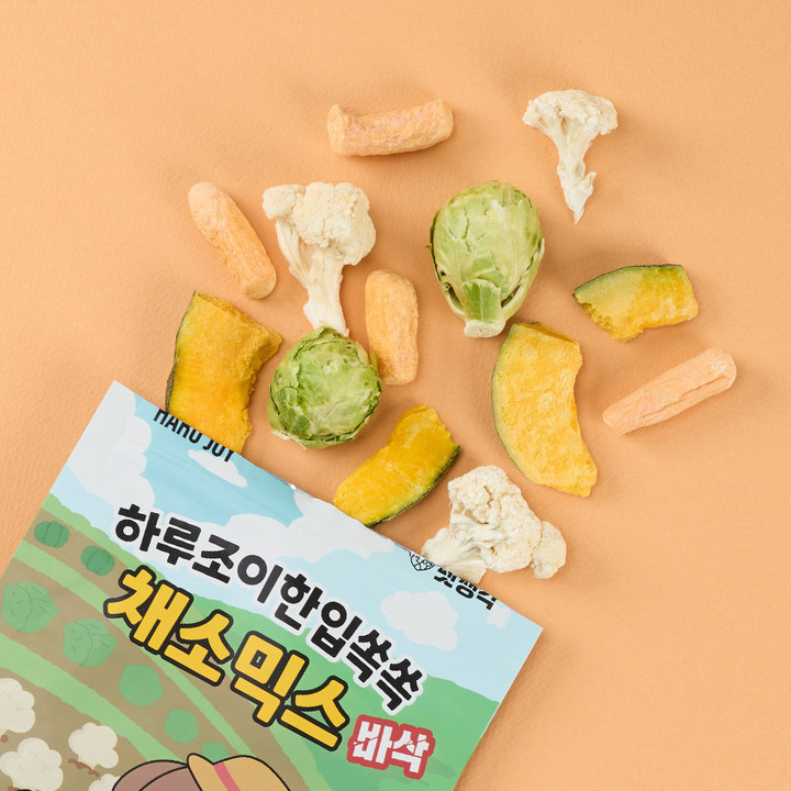 펫생각 하루조이 한입쏙쏙 채소믹스 25g