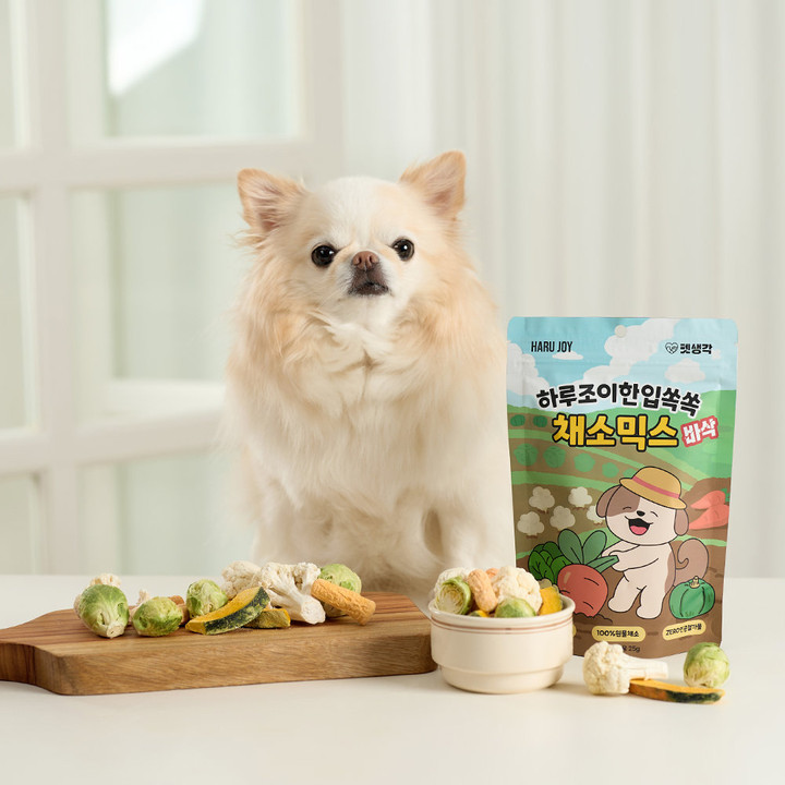 펫생각 하루조이 한입쏙쏙 채소믹스 25g