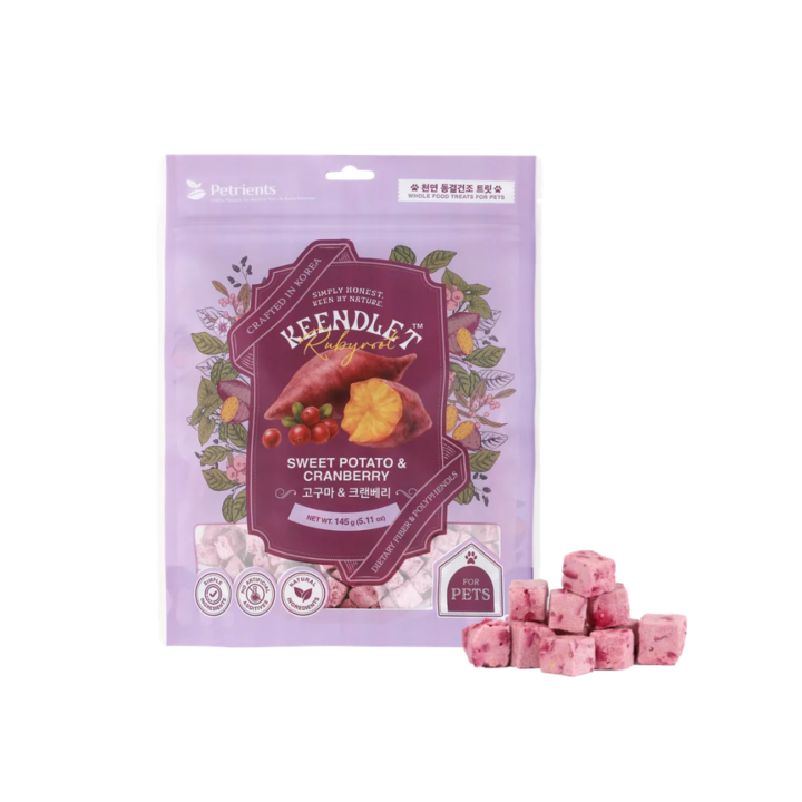 펫트리언츠 킨들릿 라지 고구마&크랜베리 루비루트 145g