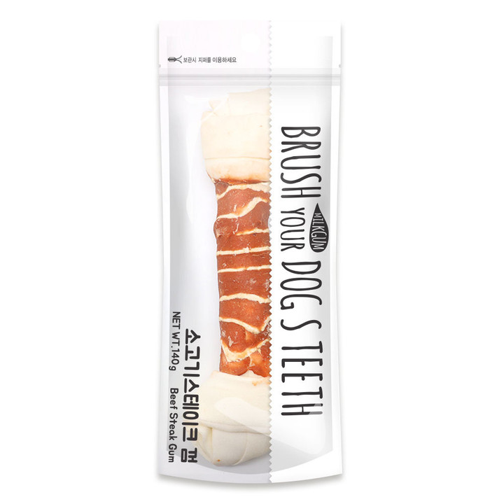 BRUSH YOUR DOG'S TEETH 브독 소고기스테이크 껌 1P