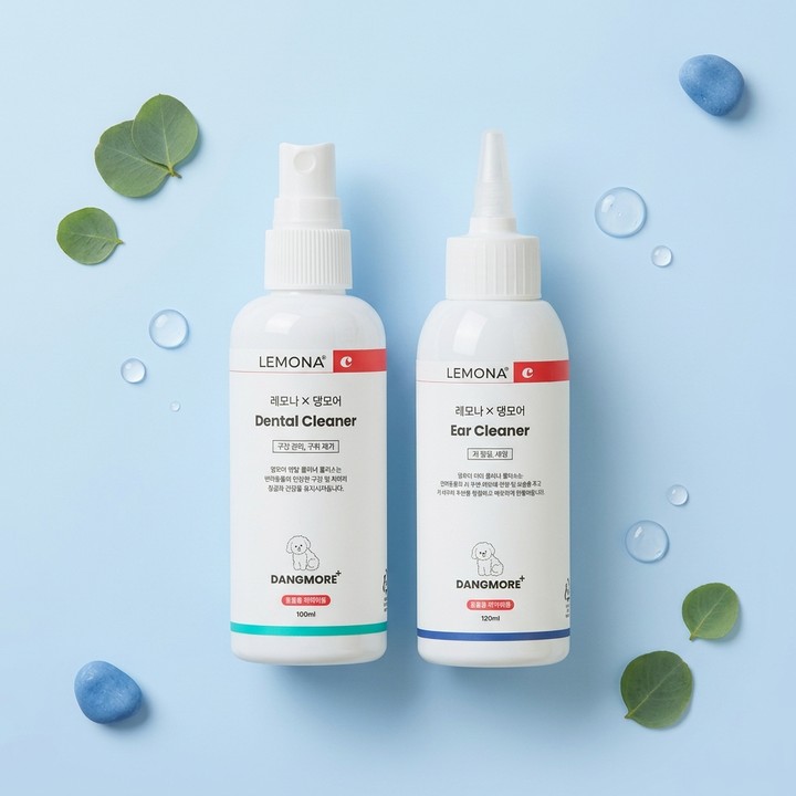 댕모어 레모나 귀염증&치석 관리 2종 세트