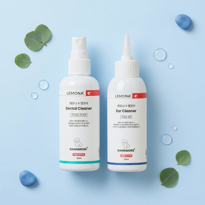 댕모어 레모나 귀염증&치석 관리 2종 세트