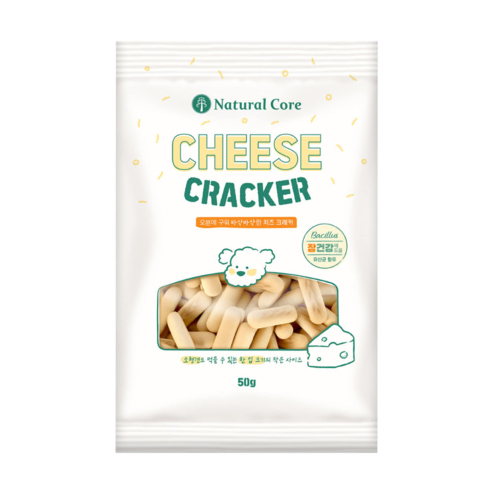 [유통기한 임박 26.07.07]네츄럴코어 치즈 크래커 50g