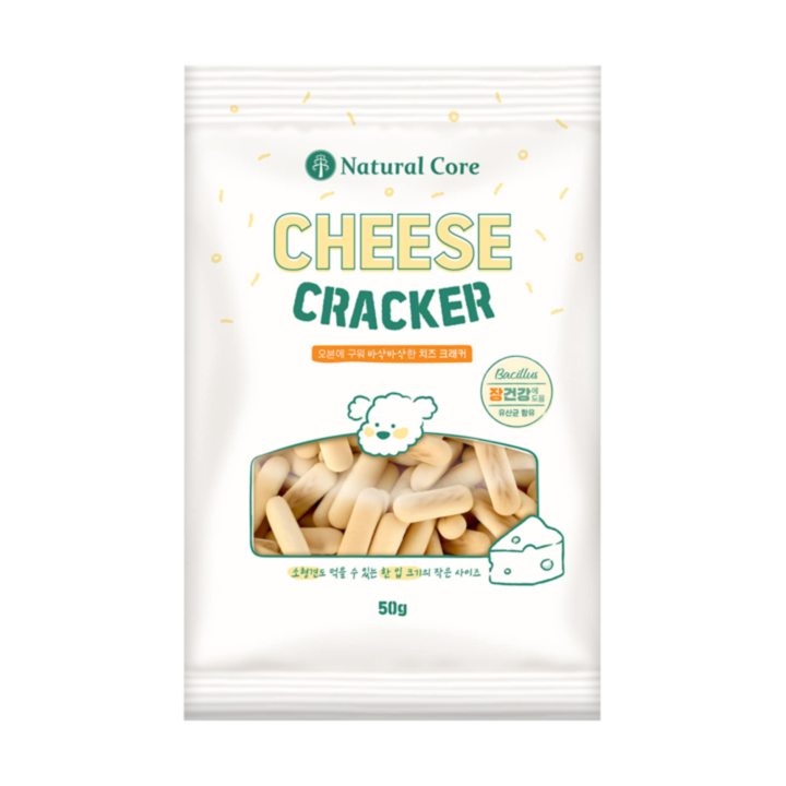 [유통기한 임박 26.07.07]네츄럴코어 치즈 크래커 50g