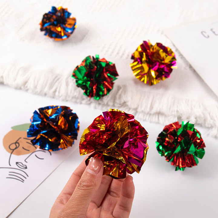 크레용펫 컬러풀 홀로그램 바스락볼