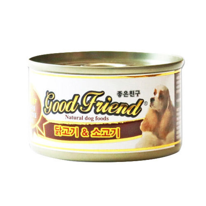 굿프랜드 닭고기&소고기 캔 100g