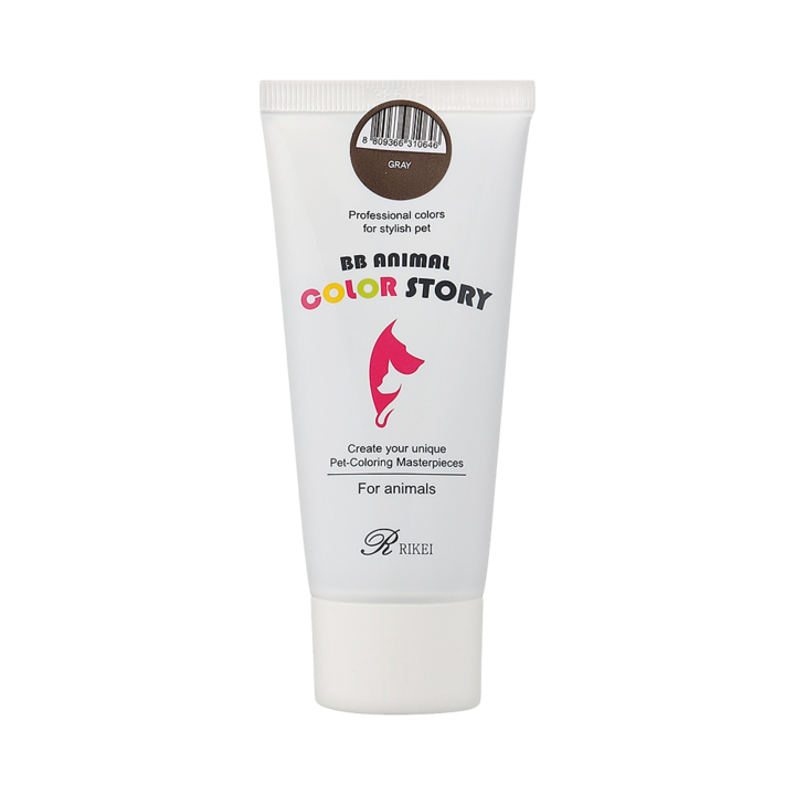 리케이 BB 애니멀 칼라스토리 염색약 그레이 50ml