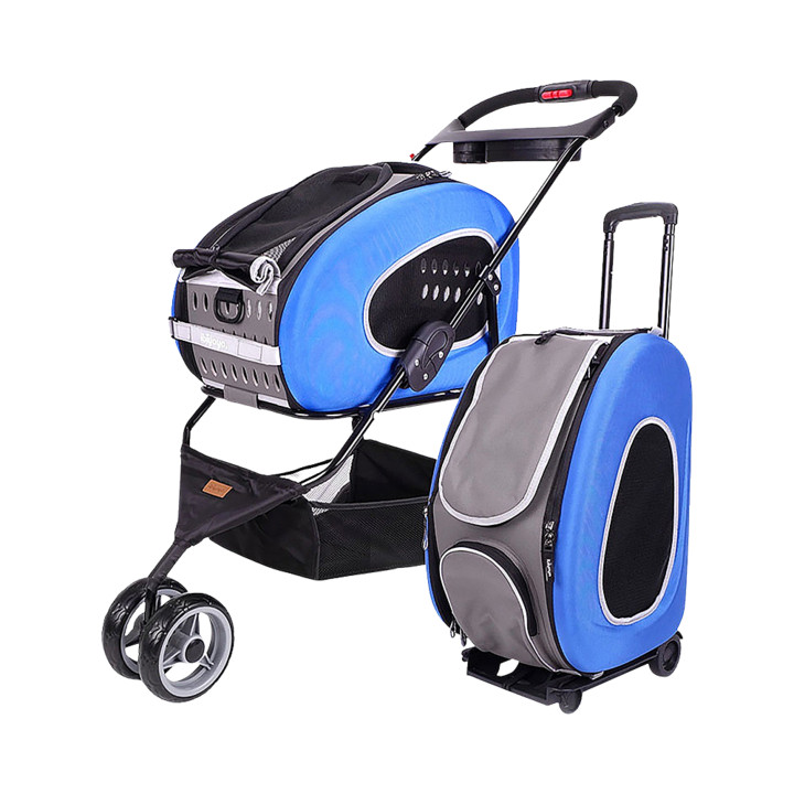 이비야야 5in1 콤보펫 유모차 FS1009 블루