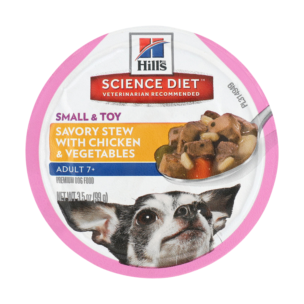 힐스 강아지 어덜트 7+ 스몰포 스튜 99g