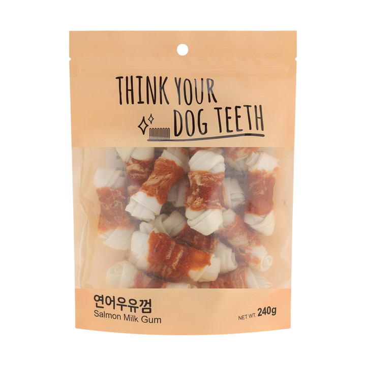 THINK YOUR DOG TEETH 연어우유껌 소 15개입