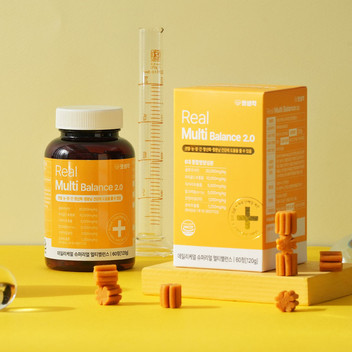 펫생각 데일리케얼 리얼 멀티비타민 60정 2.0 3박스