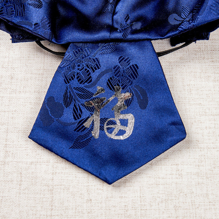 이츠독 고급 은박 복건 곤색