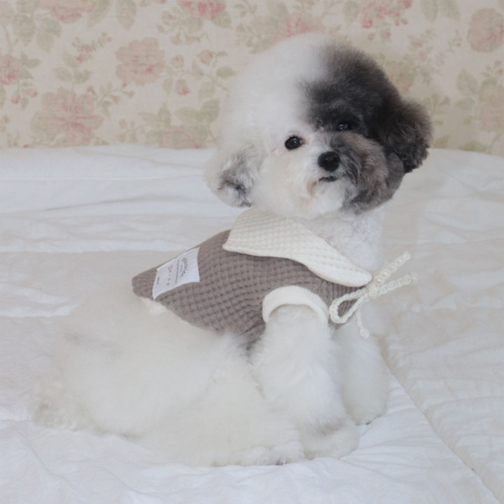 에덴숑 세일러 칼라 니트 모카