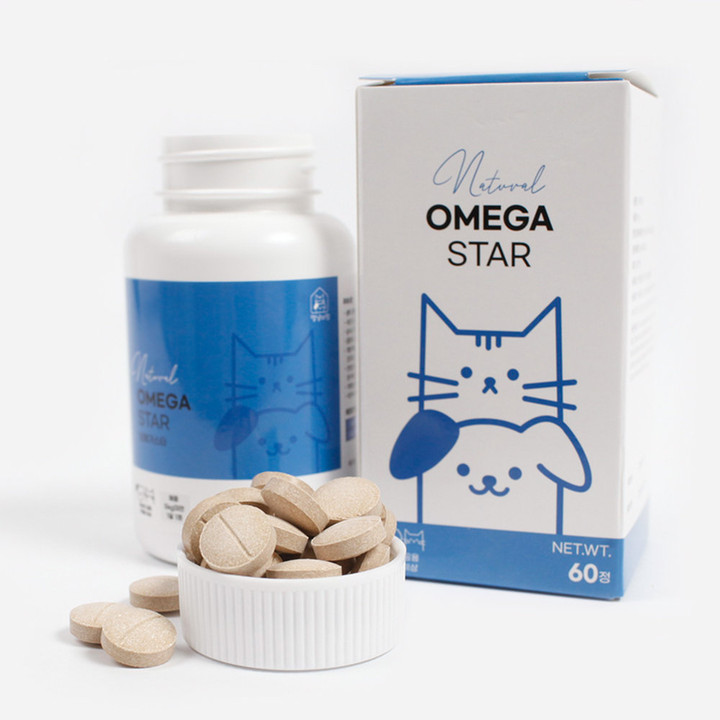 멍냥이랑 오메가스타 60정