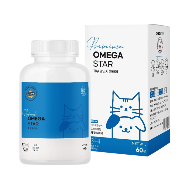 멍냥이랑 오메가스타 60정