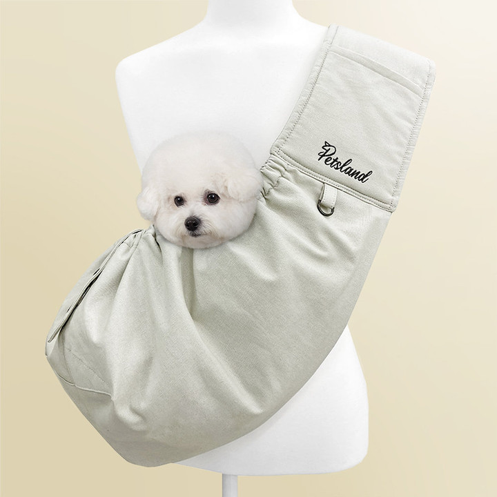 펫츠랜드 러브썸 슬링백 포대기 그레이