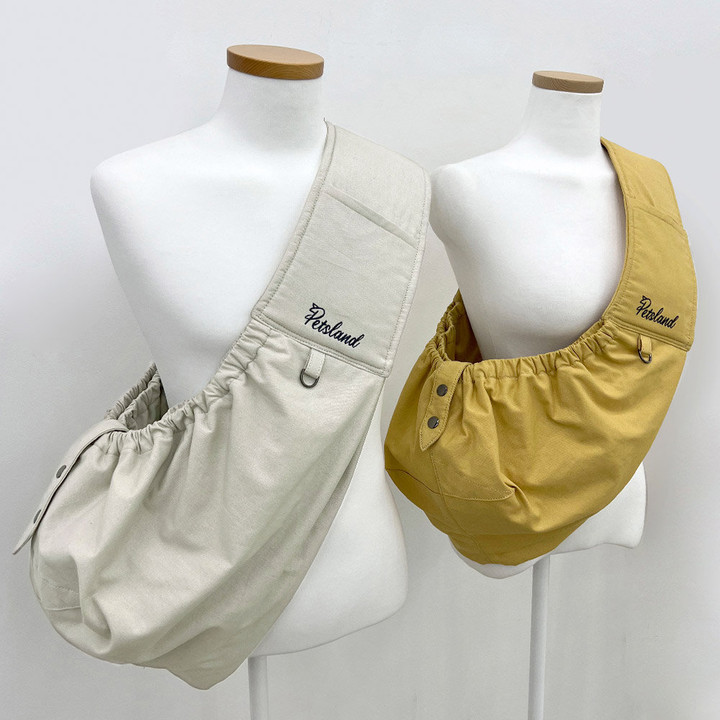 펫츠랜드 러브썸 슬링백 포대기 그레이