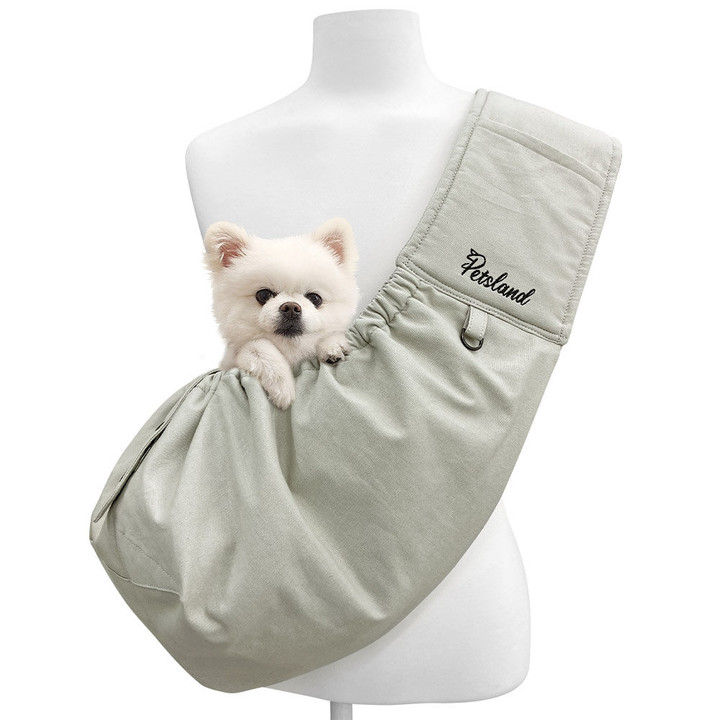 펫츠랜드 러브썸 슬링백 포대기 그레이