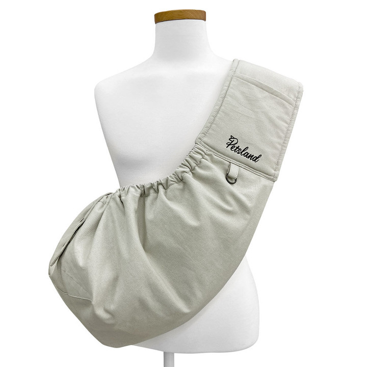 펫츠랜드 러브썸 슬링백 포대기 그레이