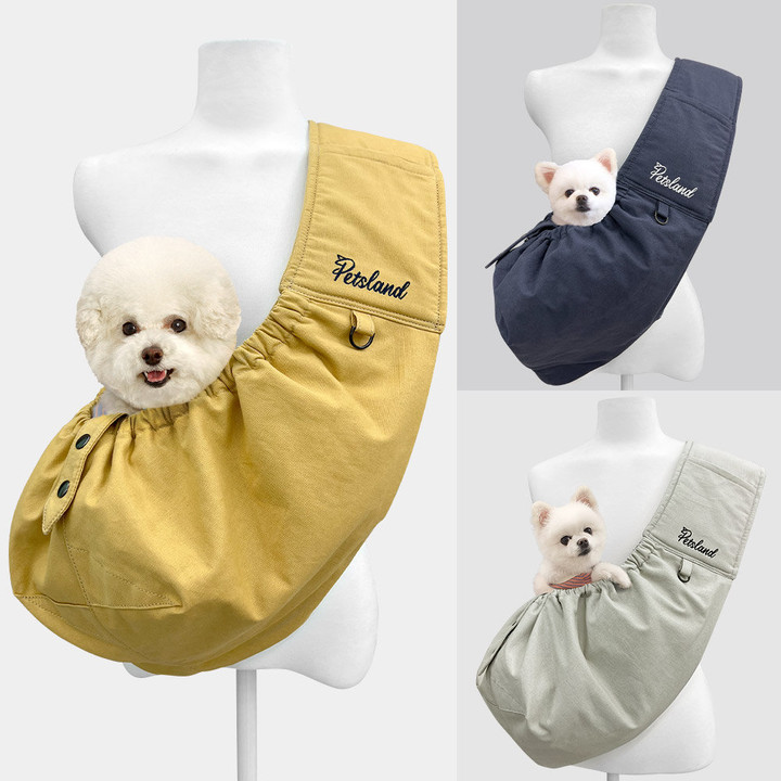 펫츠랜드 러브썸 슬링백 포대기 그레이